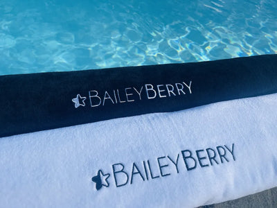 BAILEY BERRY Customizable Cotton Beach Towel