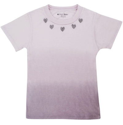BAILEY BERRY Ombre Heart Necklace Tee