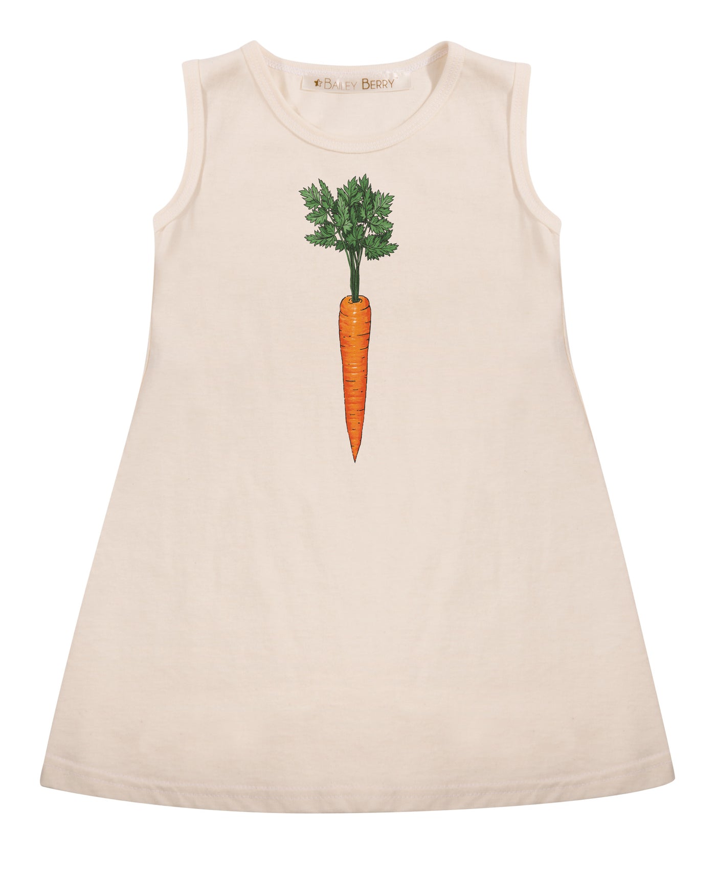 BAILEY BERRY Carrot Kids Organic Cotton Tank Dress