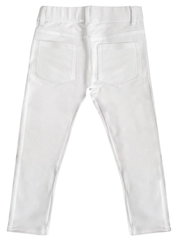Red Wagon White Jegging with Dazzled Pockets