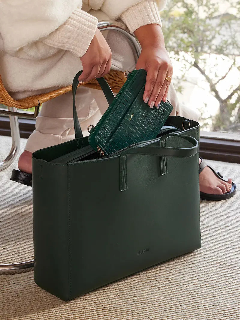 Calpak Haven Laptop Tote Bag BAILEY BERRY