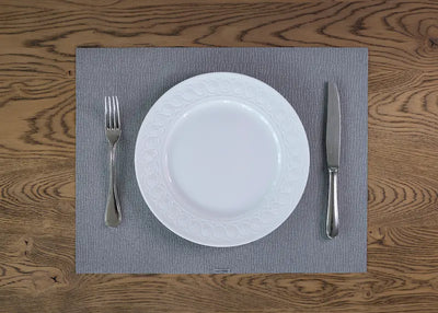 BAILEY BERRY Woven Mist Placemats