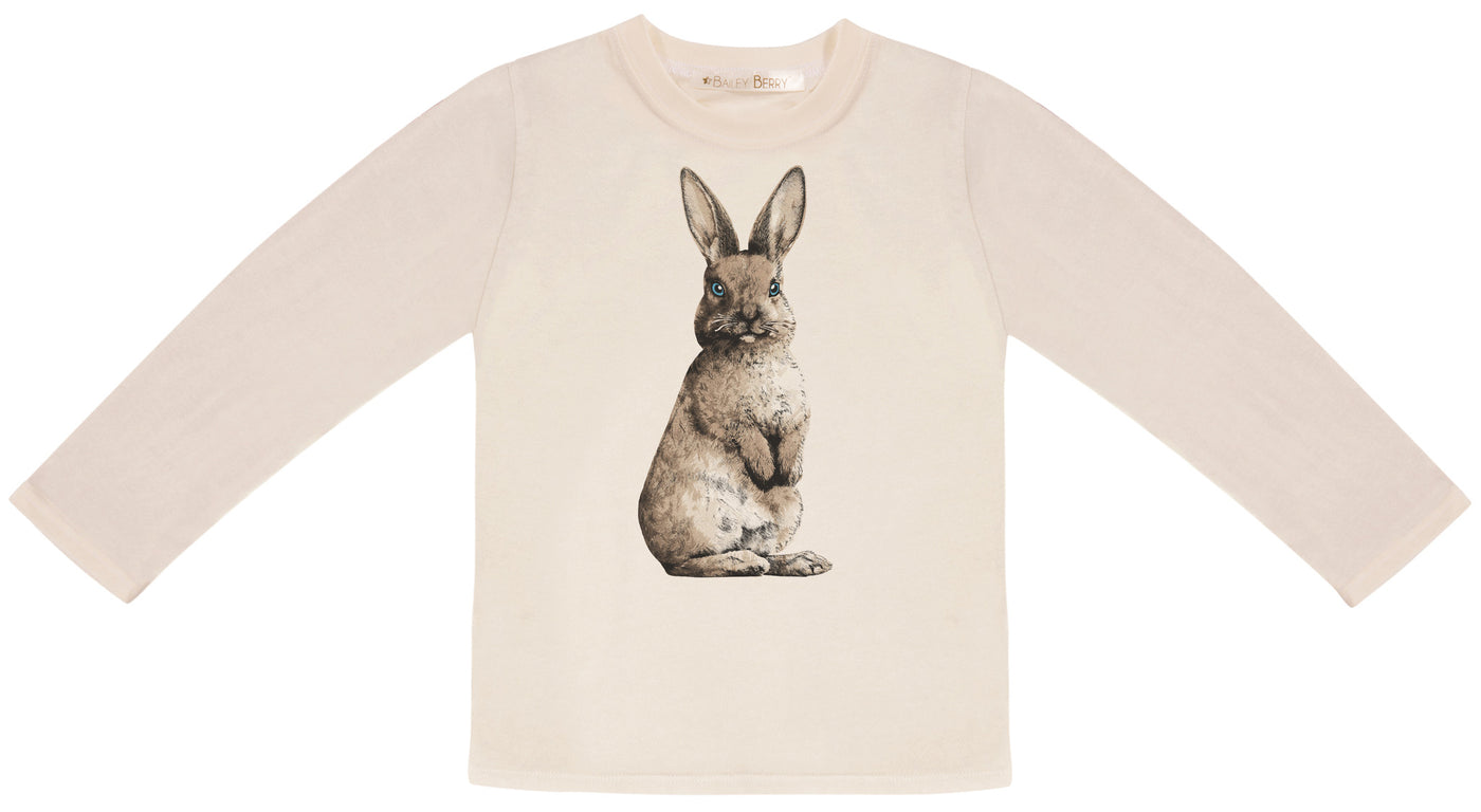 BAILEY BERRY Bunny Kids T-shirt à manches longues en coton biologique