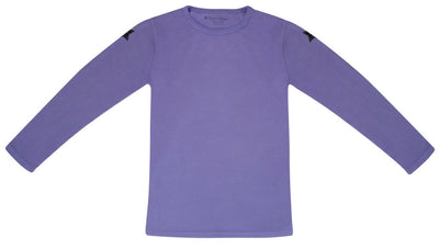 BAILEY BERRY T-shirt violet à manches longues en coton avec étoiles sur les épaules