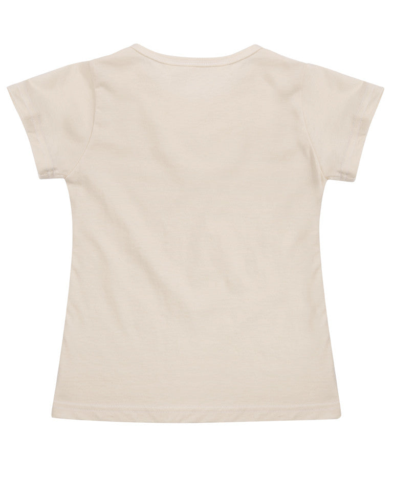 BAILEY BERRY T-shirt en coton biologique pour filles aubergine
