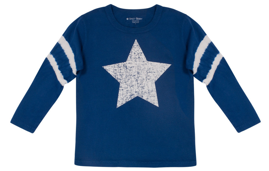 BAILEY BERRY T-shirt à manches longues étoiles et rayures