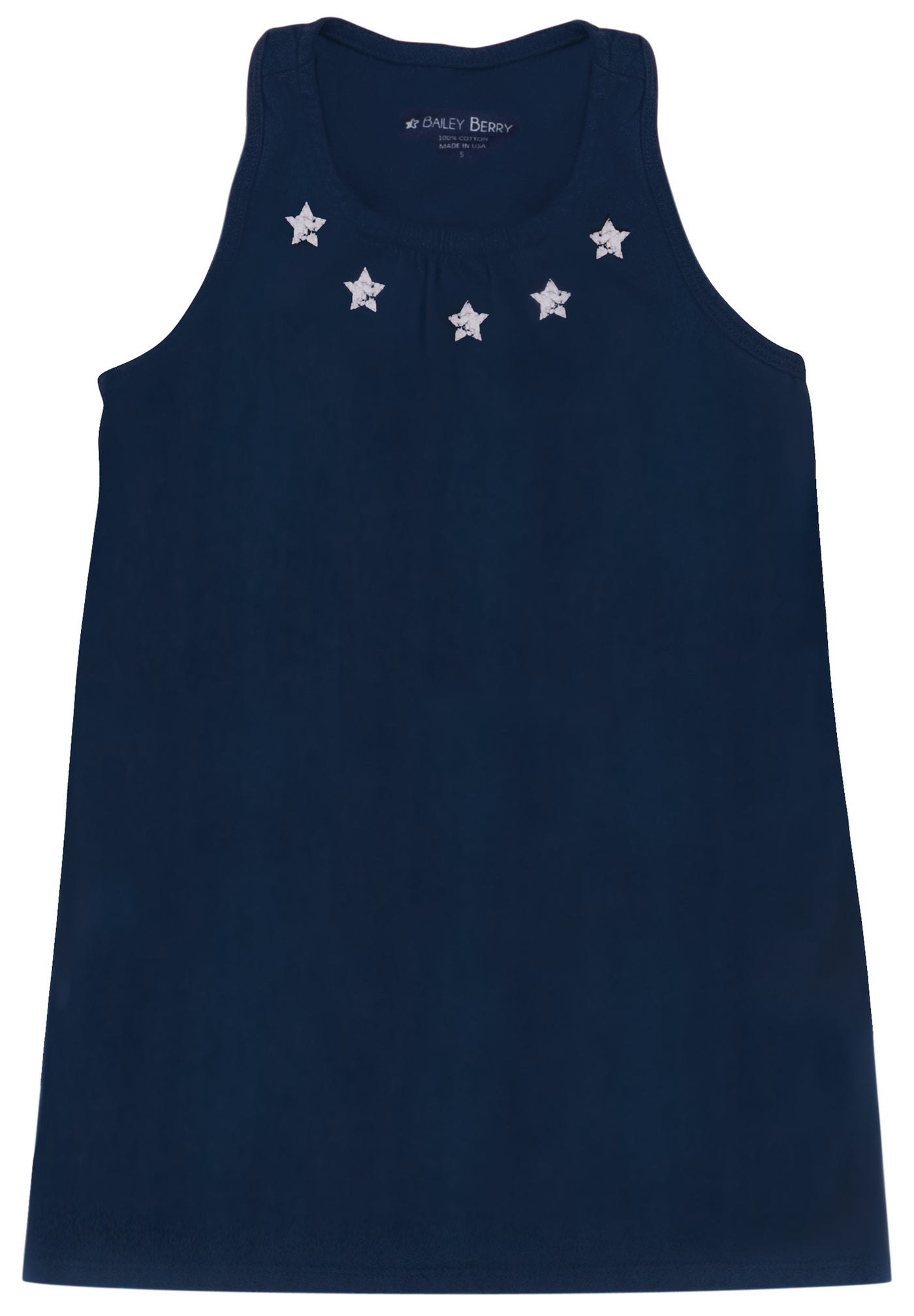 BAILEY BERRY Collier étoile Robe d'été bleu marine pour filles