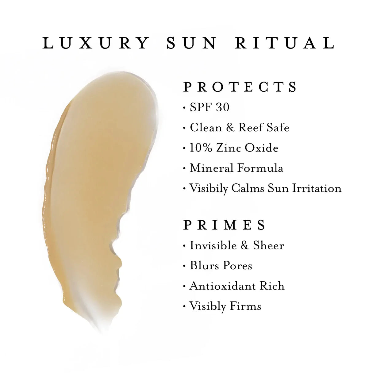 Saint Jane Luxury Sun Ritual Pore Smoothing SPF 30 Crème solaire 