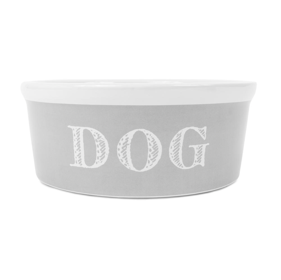 Cape Cod Ceramic Dog Bowl