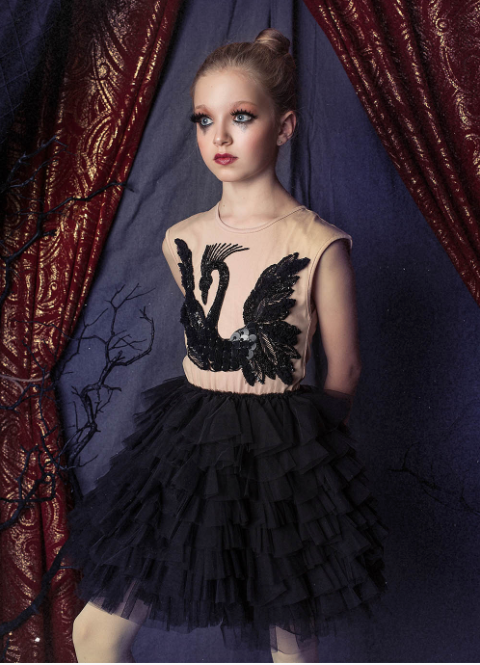 Tutu Du Monde Black Swan Tutu Dress 8/9Y Tutu Du Monde Black Swan Tutu Dress 8/9Y