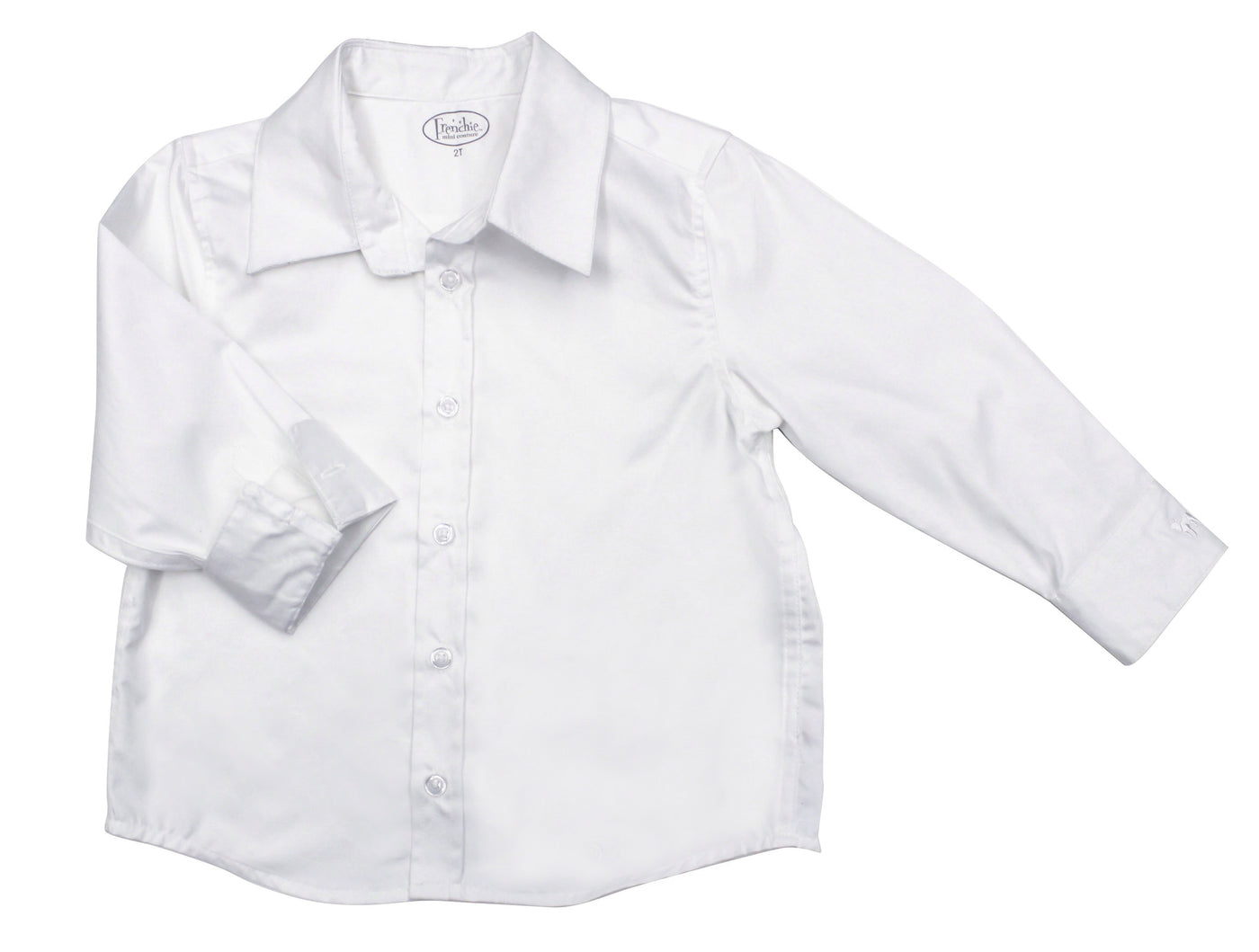 Chemise boutonnée blanche délavée Frenchie