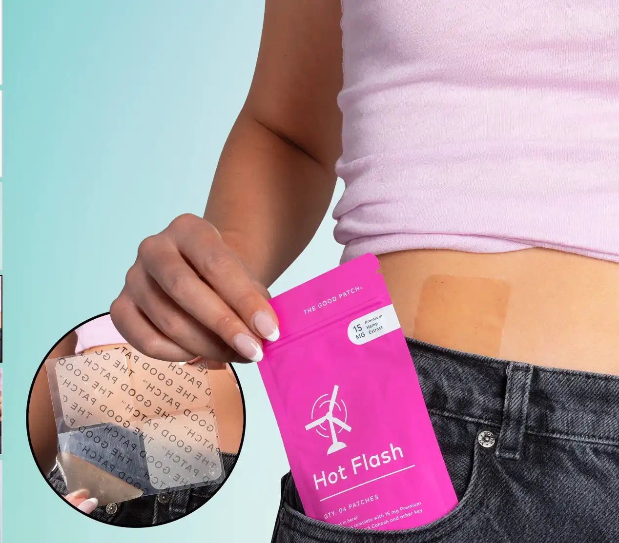 Hemp-Infused Hot Flash Patch Pack